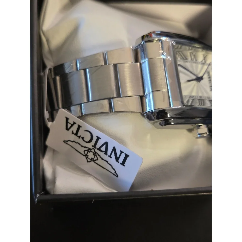 Invicta Lupah Revolution Mens Silver Dial Stainless Steel Watch 14829